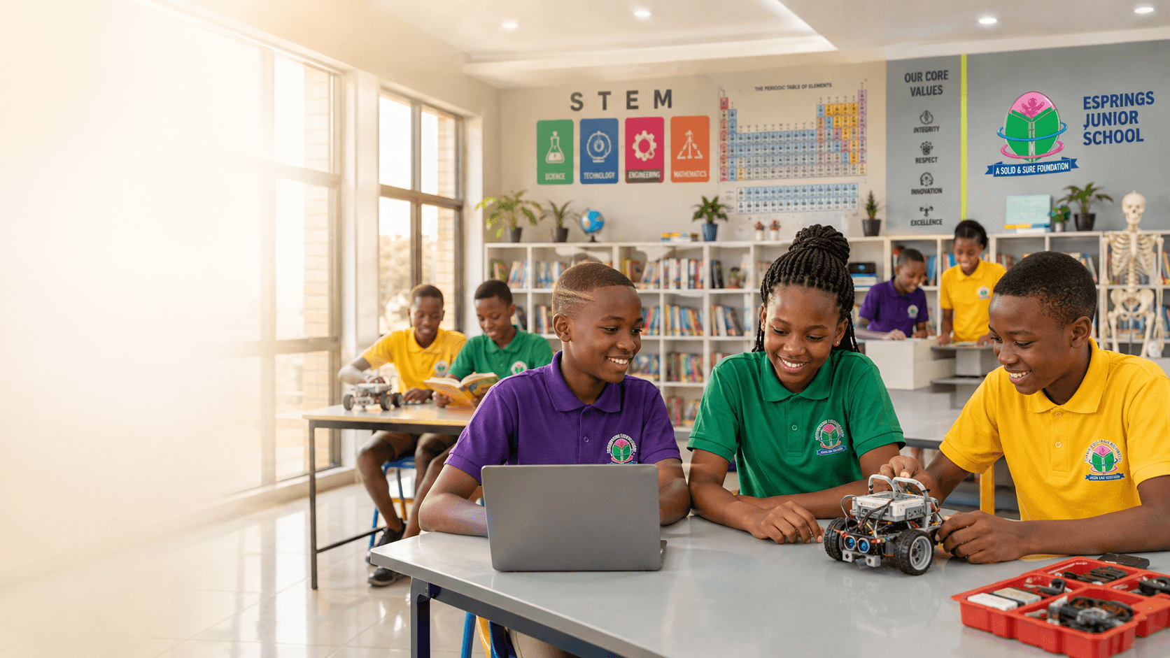 Junior Secondary program at E-Springs Junior School